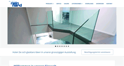 Desktop Screenshot of glasreinhard.ch
